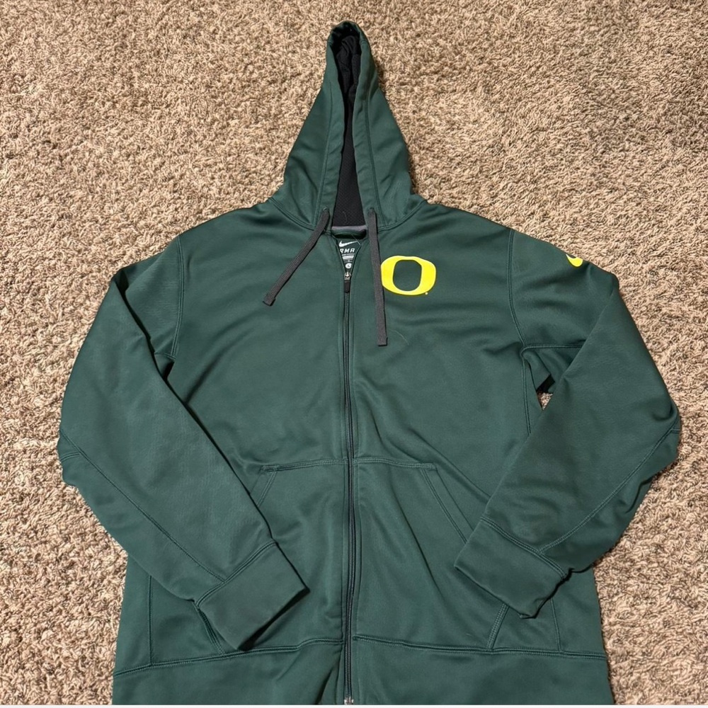 Oregon Nike zip up hoodie